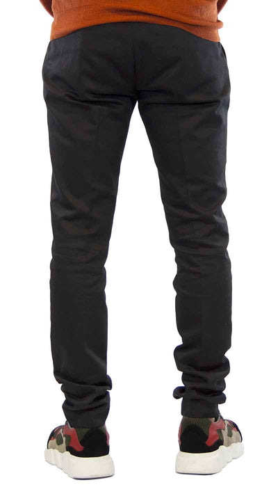 Entre Amis Pantalone uomo blu in gabardine di cotone con cinturino Pantaloni Uomo - Boutique Luisa Trendy