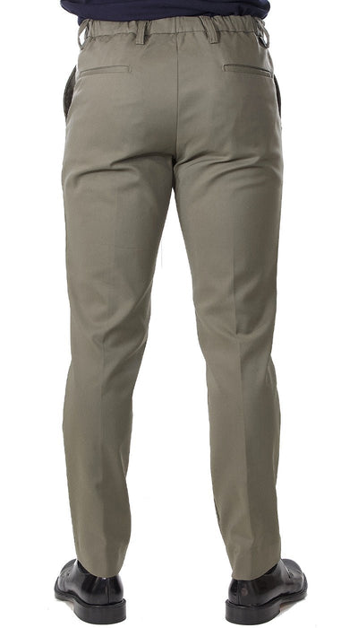 Entre Amis Pantalone uomo japan fango con elastico. Pantaloni Uomo - Boutique Luisa Trendy