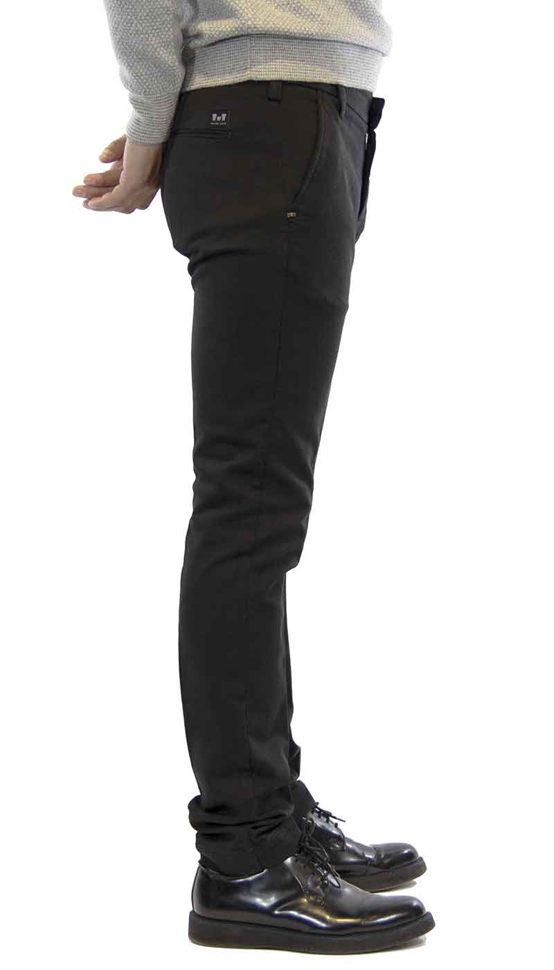 Entre Amis Pantalone uomo nero in cotone Pantaloni Uomo - Boutique Luisa Trendy