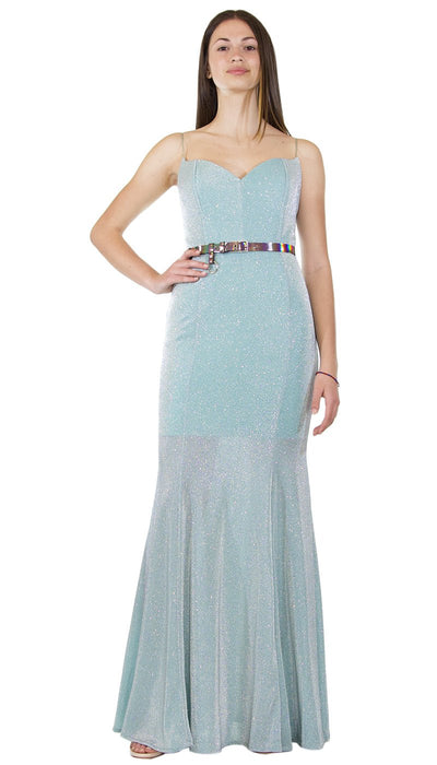Feleppa Abito lungo a sirena in maglina glitter. 105FLA126 Vestiti - Boutique Luisa Trendy