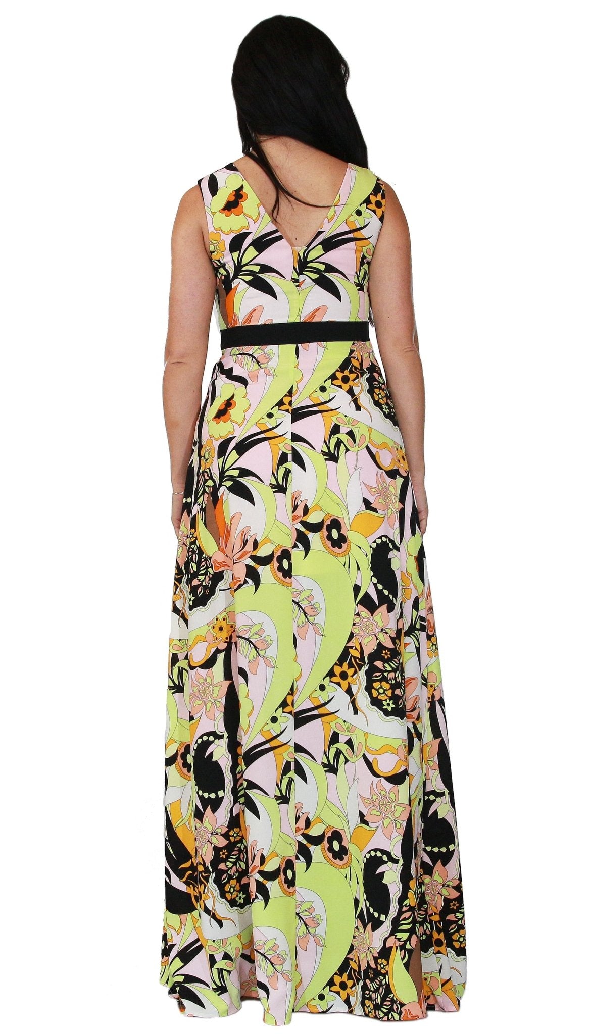 Gaudì Abito lungo in georgette stampa fiori Vestiti - Boutique Luisa Trendy