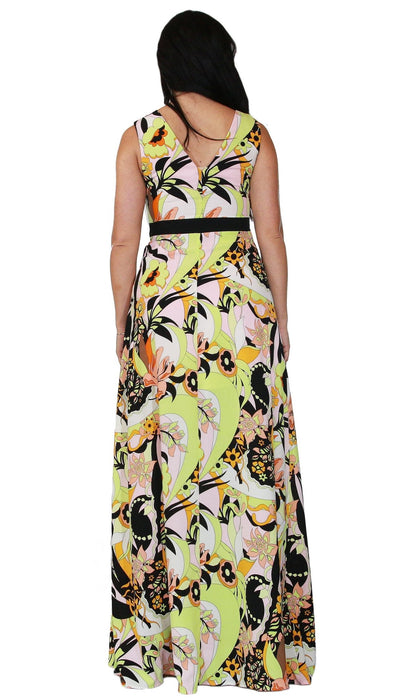 Gaudì Abito lungo in georgette stampa fiori Vestiti - Boutique Luisa Trendy