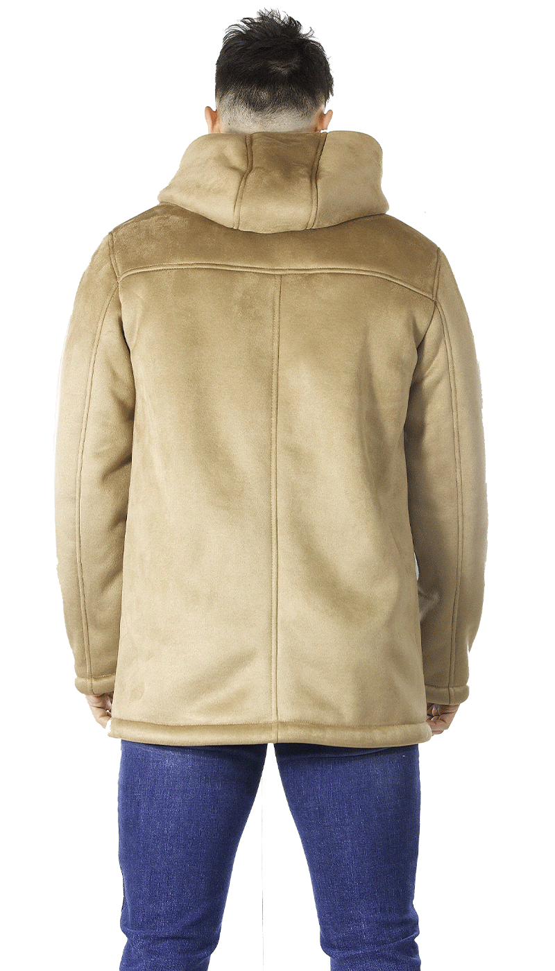 Gaudì Cappotto uomo in eco - montone con cappuccio. 021GU38004 Capispalla Uomo - Boutique Luisa Trendy