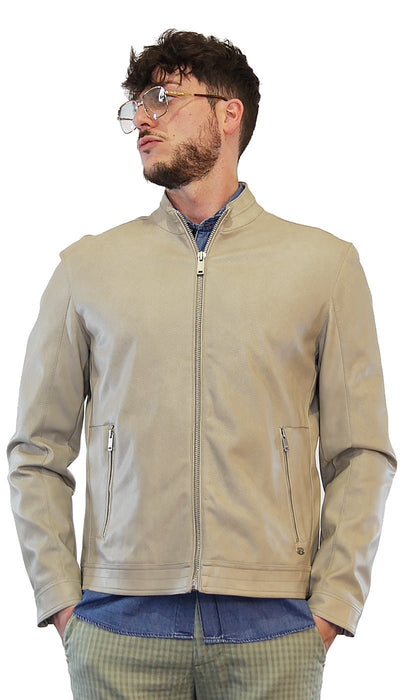 Gaudì giubbotto uomo in ecopelle traforato Capispalla Uomo - Boutique Luisa Trendy