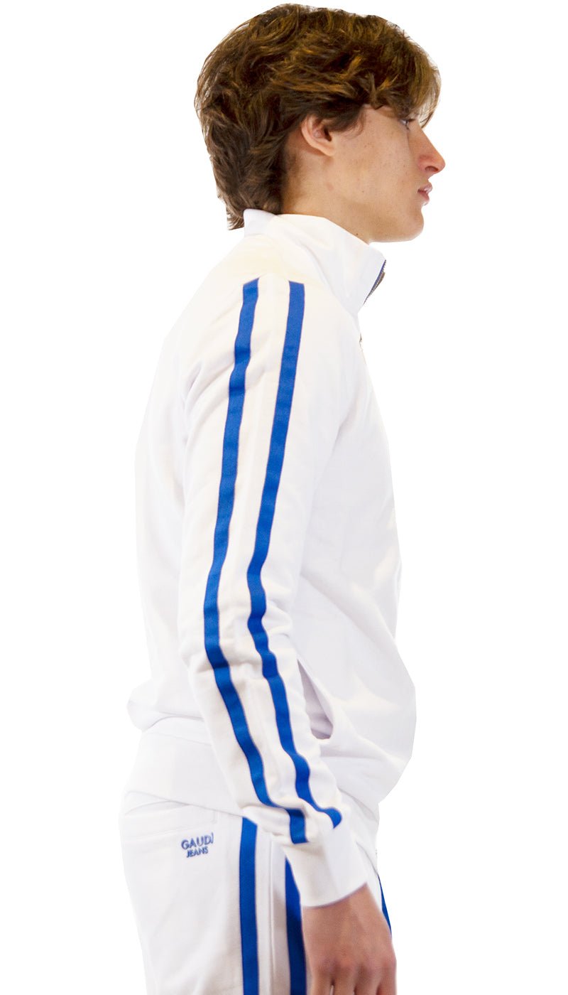 Gaudì Jeans Giacca in felpa con zip e bande laterali. 111GU64100_2100 Felpa - Boutique Luisa Trendy