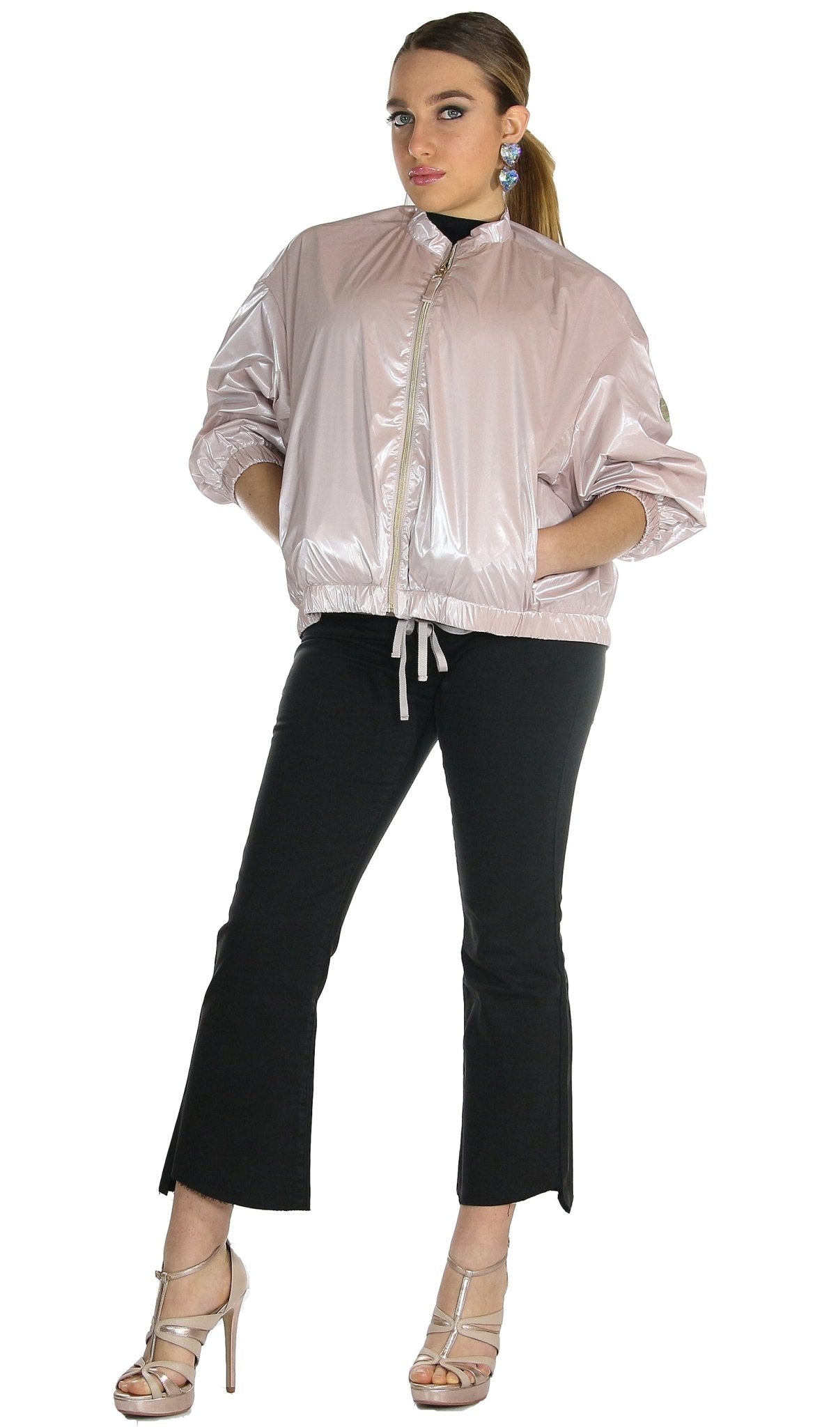 Gaudì Jeans Giubbotto bomber in nylon lucido. Capispalla Donna - Boutique Luisa Trendy
