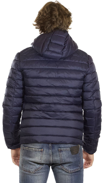 Gaudì Jeans Piumino uomo blu con cappuccio Capispalla Uomo - Boutique Luisa Trendy