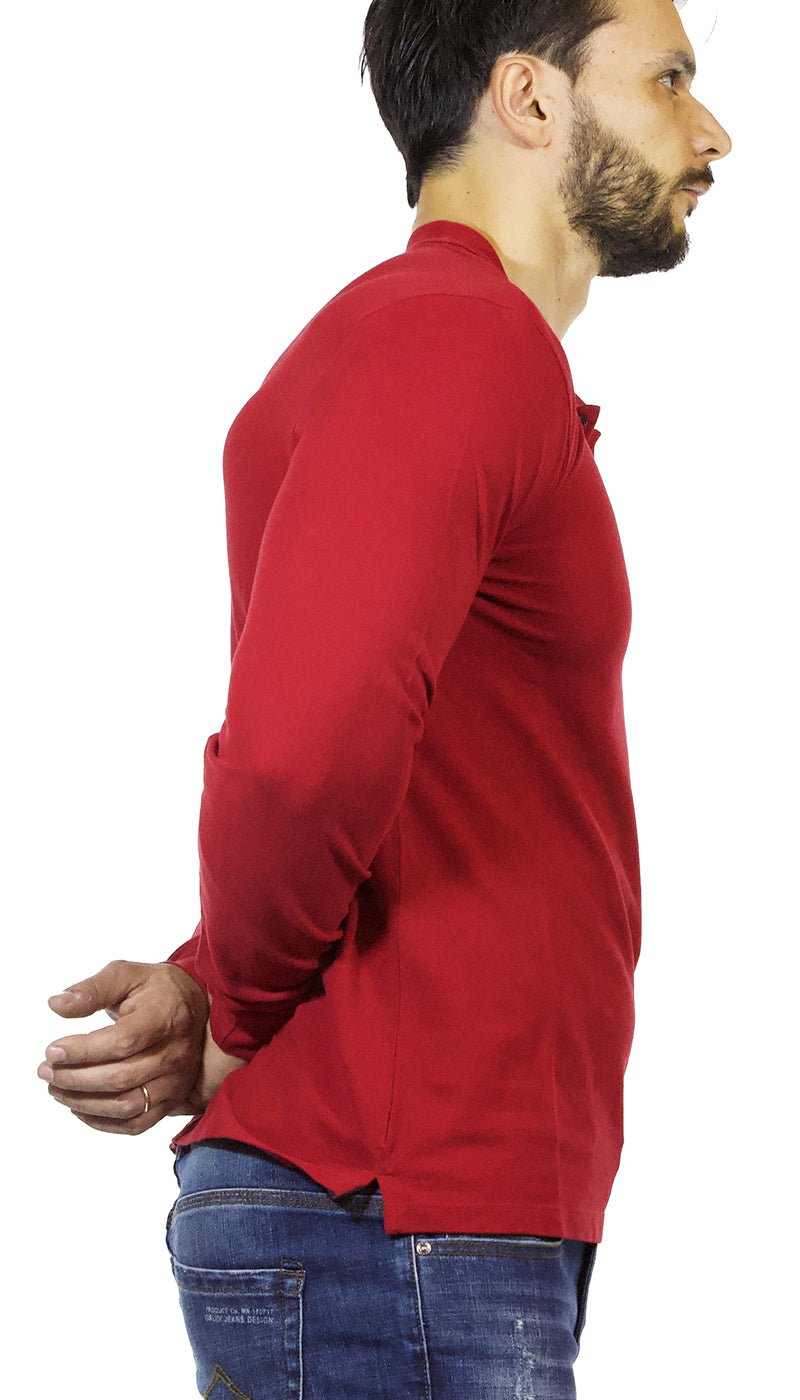 Gaudì Jeans Polo uomo in cotone piquet rossa T-shirt e Polo - Boutique Luisa Trendy