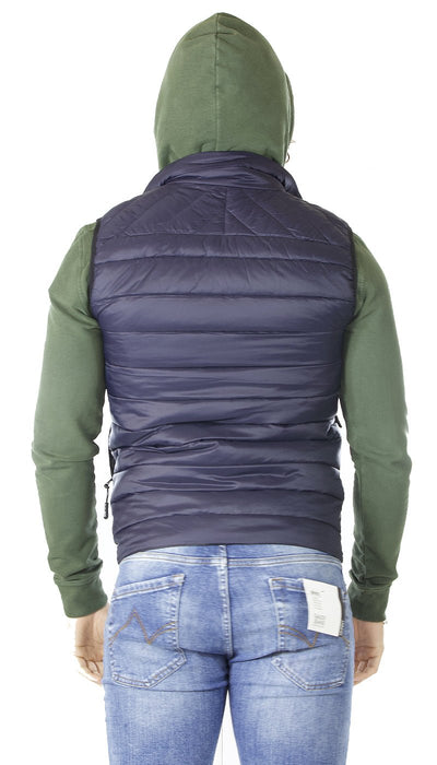 Gaudì Jeans Smanicato blu in nylon. Capispalla Uomo - Boutique Luisa Trendy
