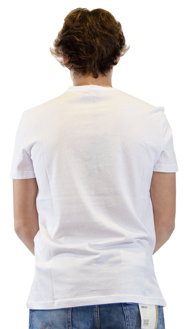 Gaudì Jeans T-shirt bianca con stampa. 111GU64131_2100 T-shirt e Polo - Boutique Luisa Trendy