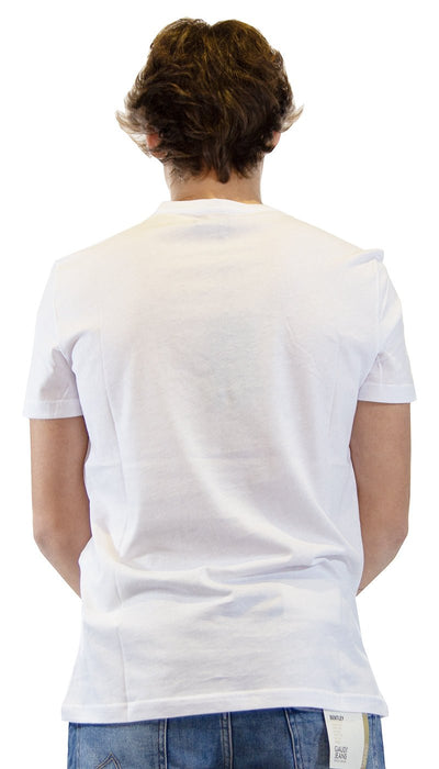 Gaudì Jeans T-shirt bianca con stampa. 111GU64131_2100 T-shirt e Polo - Boutique Luisa Trendy