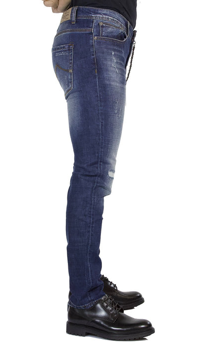 Gaudì Jeans uomo 5 tasche modello skinny con micro - rotture Jeans Uomo - Boutique Luisa Trendy