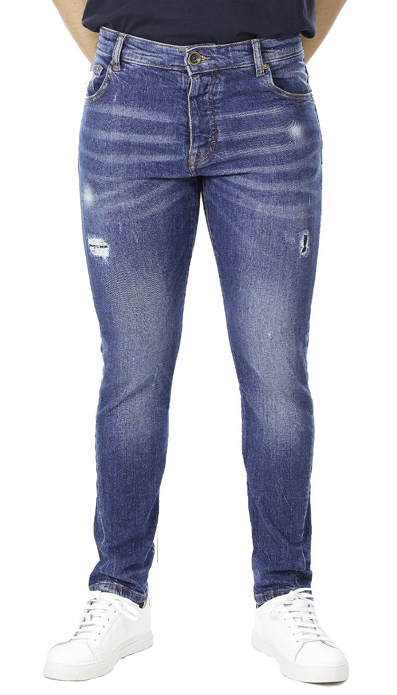 Gaudì Jeans uomo - Jeans con lavaggio effetto used. 121GU26036_00 Jeans Uomo - Boutique Luisa Trendy