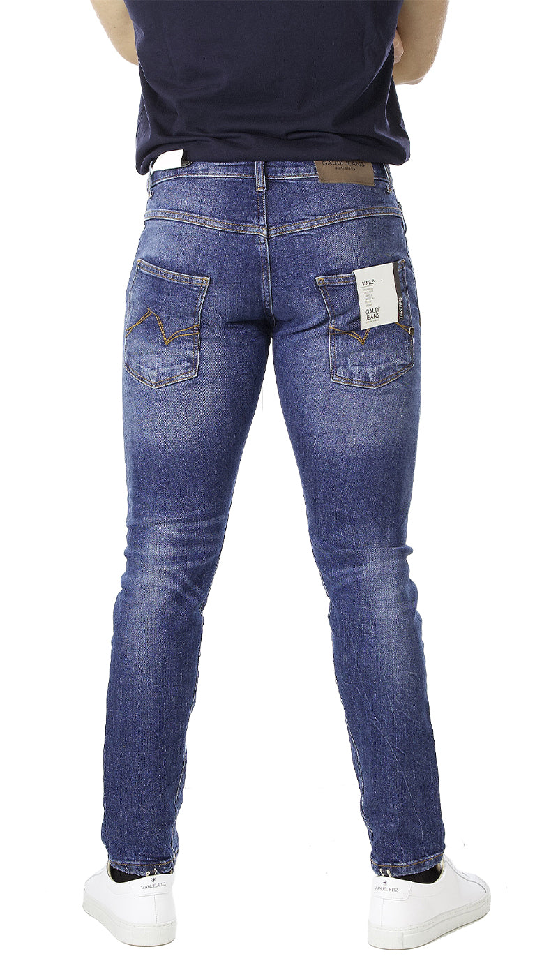 Gaudì Jeans uomo - Jeans con lavaggio effetto used. 121GU26036_00 (6621316055175)