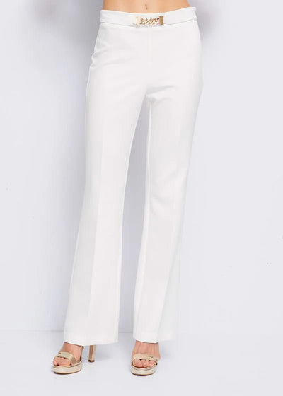 Gaudì Pantalone a zampa in tessuto stretch Pantalone Donna - Boutique Luisa Trendy