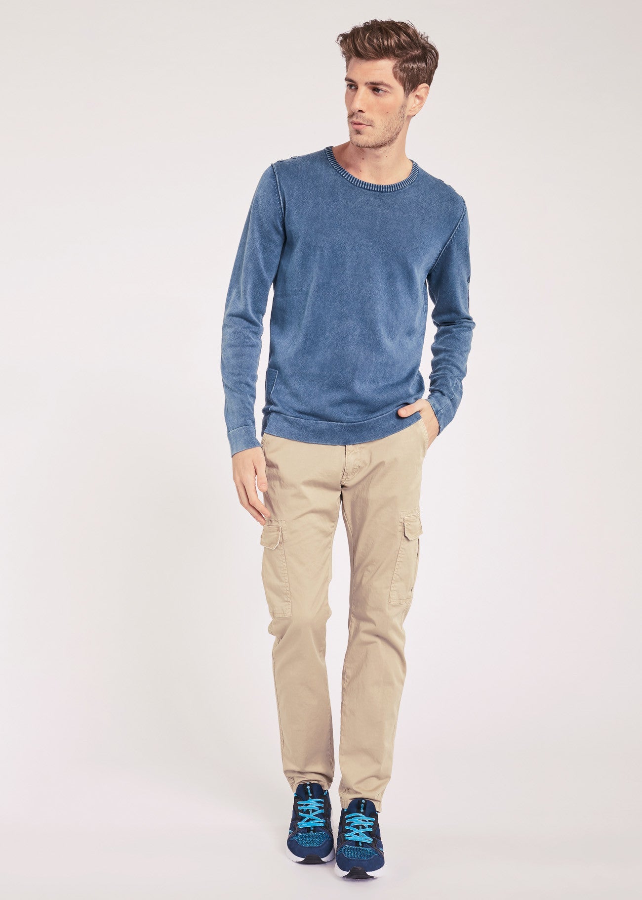 Gaudì Pantalone da uomo cargo in cotone. Pantaloni Uomo - Boutique Luisa Trendy
