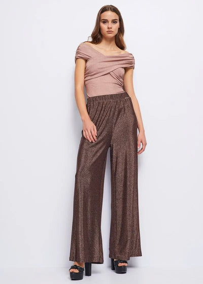 Gaudì Pantaloni a palazzo in jersey lurex Pantalone Donna - Boutique Luisa Trendy