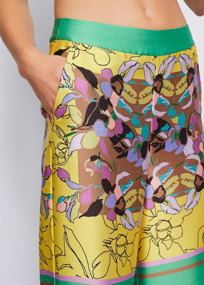Gaudì Pantaloni a palazzo in twill stampato Pantalone Donna - Boutique Luisa Trendy