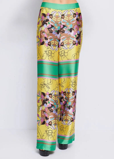 Gaudì Pantaloni a palazzo in twill stampato Pantalone Donna - Boutique Luisa Trendy