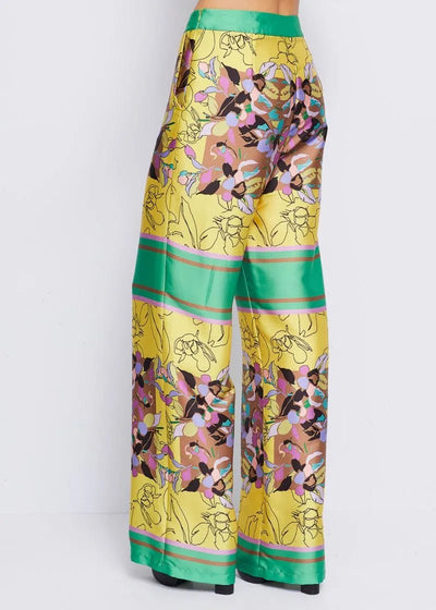 Gaudì Pantaloni a palazzo in twill stampato Pantalone Donna - Boutique Luisa Trendy