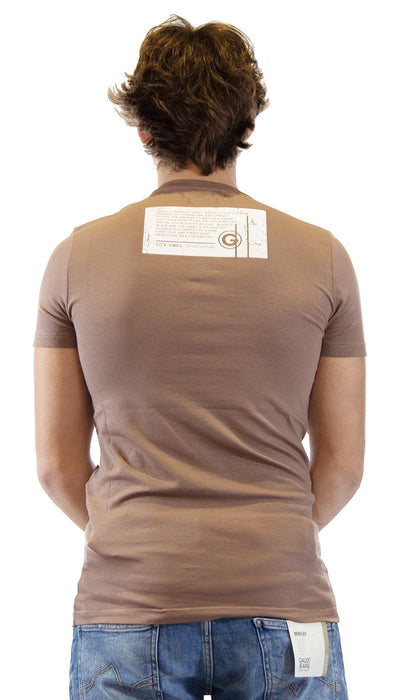 Gaudì T-shirt fango con motivo fotografico. 111GU64098_3332 T-shirt e Polo - Boutique Luisa Trendy