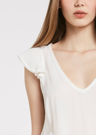 Gaudì Top in viscosa con volant T-Shirt e top - Boutique Luisa Trendy