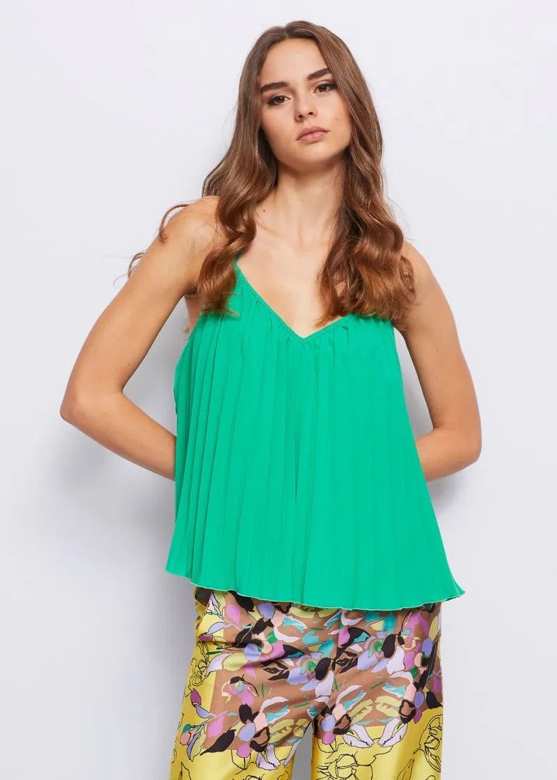 Gaudì Top plissé in georgette T-Shirt e top - Boutique Luisa Trendy