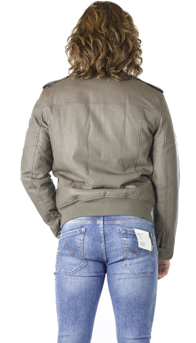 Gaudì uomo Giacca in similpelle con mostrine sulle spalle. Capispalla Uomo - Boutique Luisa Trendy