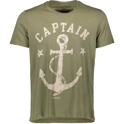 Gaudì uomo T-shirt verde stampa ancora. 111GU64076_3533 T-shirt e Polo - Boutique Luisa Trendy