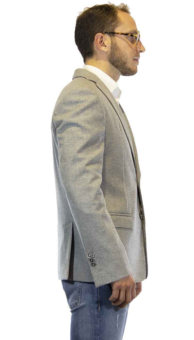 Havana & co Giacca uomo grigia in lana Abiti e giacche - Boutique Luisa Trendy