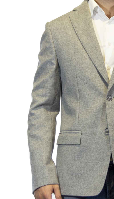 Havana & co Giacca uomo grigia in lana Abiti e giacche - Boutique Luisa Trendy