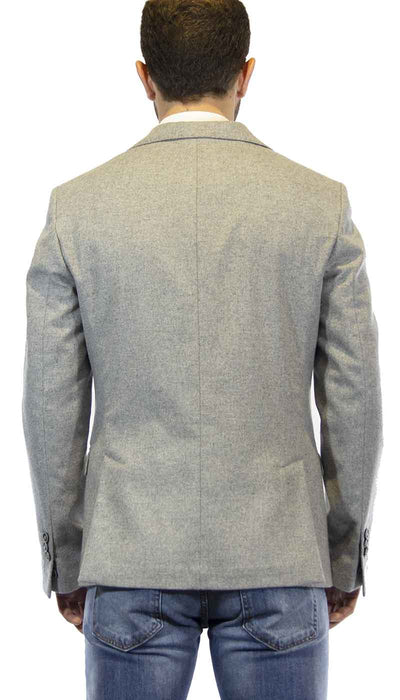 Havana & co Giacca uomo grigia in lana Abiti e giacche - Boutique Luisa Trendy