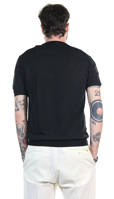 Havana & Co Maglia maniche corte in filo di cotone Maglie e cardigan uomo - Boutique Luisa Trendy