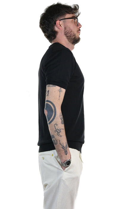 Havana & Co Maglia maniche corte in filo di cotone Maglie e cardigan uomo - Boutique Luisa Trendy