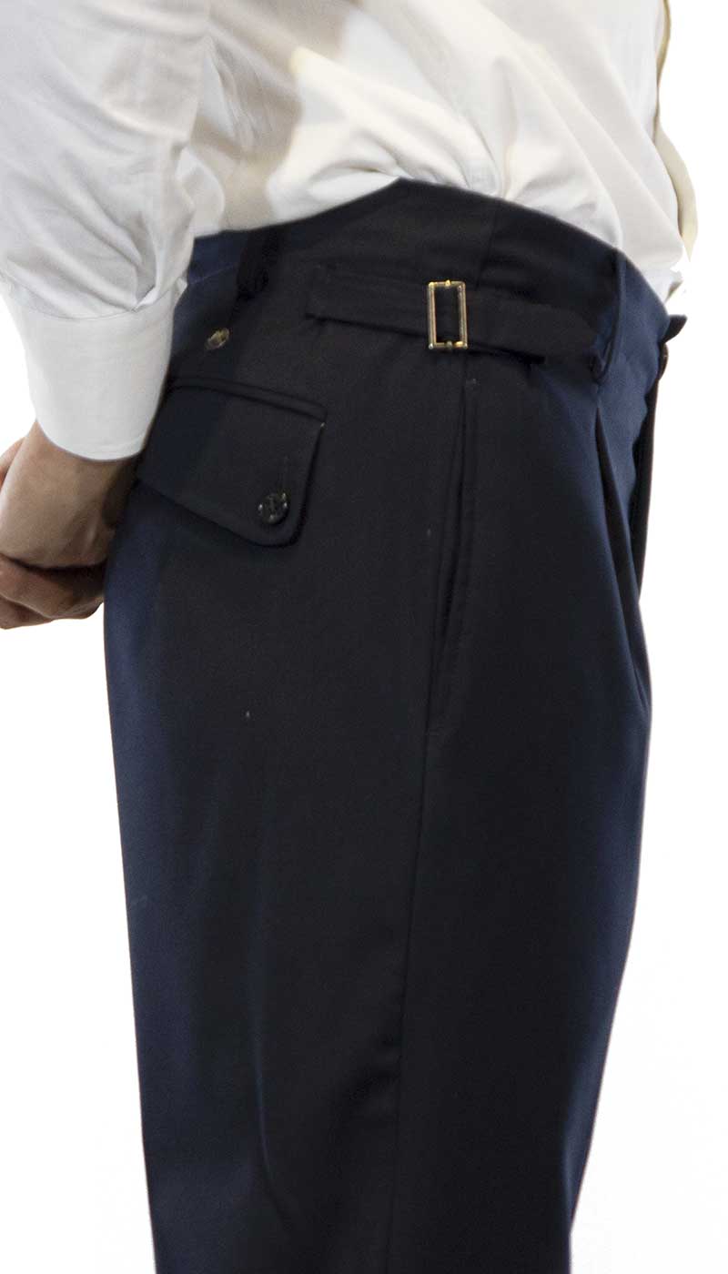 Havana & co Pantalone uomo blu in tessuto con pinces Pantaloni Uomo - Boutique Luisa Trendy