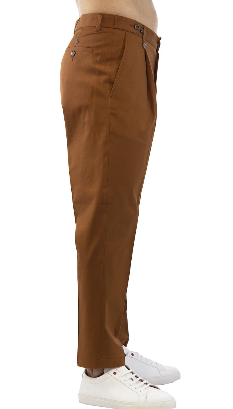 Havana & Co Pantalone vita alta con pinces. H7225_P5009E Pantaloni Uomo - Boutique Luisa Trendy