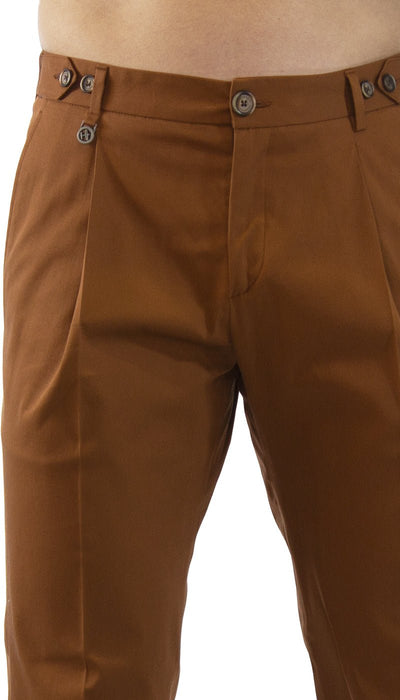 Havana & Co Pantalone vita alta con pinces. H7225_P5009E Pantaloni Uomo - Boutique Luisa Trendy