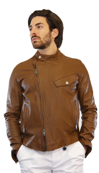 Havana&Co Giubbino in pelle Capispalla Uomo - Boutique Luisa Trendy