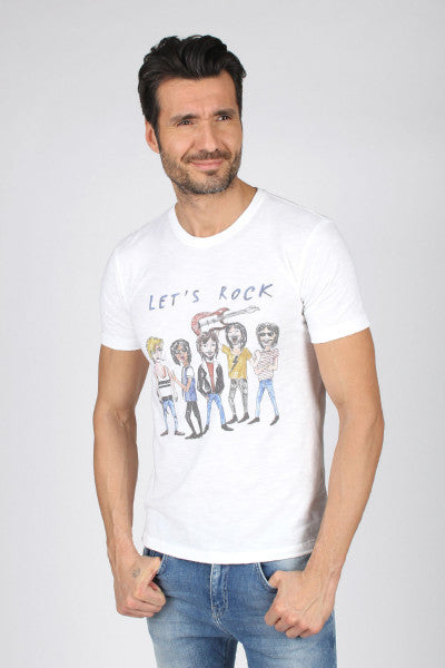 T-Shirt Brian Dales stampa rock - Luisa Trendy (5074234835079)