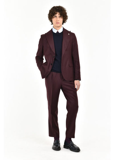 Manuel Ritz Abito bordeaux in lana stretch Abiti e giacche - Boutique Luisa Trendy