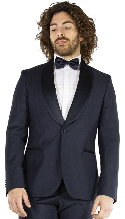 Manuel Ritz Abito Smoking blu collo sciallato. Abiti e giacche - Boutique Luisa Trendy