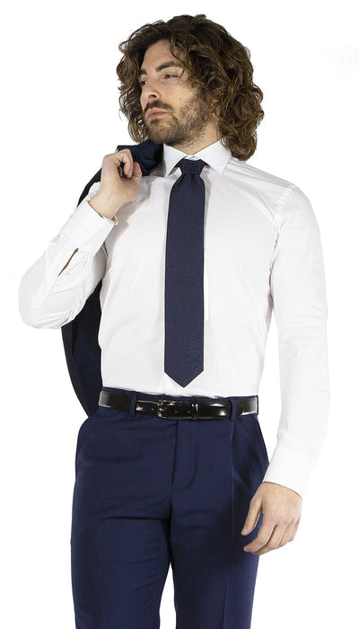 Manuel Ritz Abito Smoking da cerimonia blu revers a lance. Abiti e giacche - Boutique Luisa Trendy