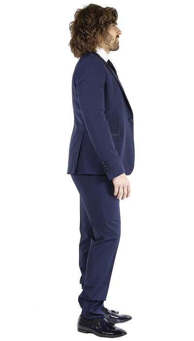 Manuel Ritz Abito Smoking da cerimonia blu revers a lance. Abiti e giacche - Boutique Luisa Trendy
