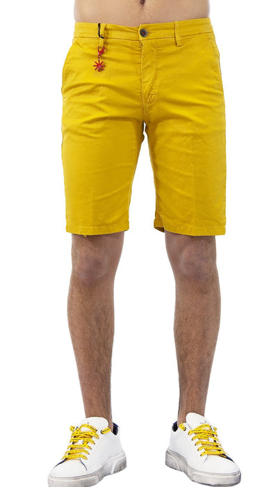 Manuel Ritz Bermuda in cotone tinto capo. 2832B1758T_203370 Pantaloni Uomo - Boutique Luisa Trendy