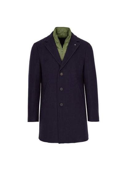 Manuel Ritz Cappotto in panno con pettorina Capispalla Uomo - Boutique Luisa Trendy