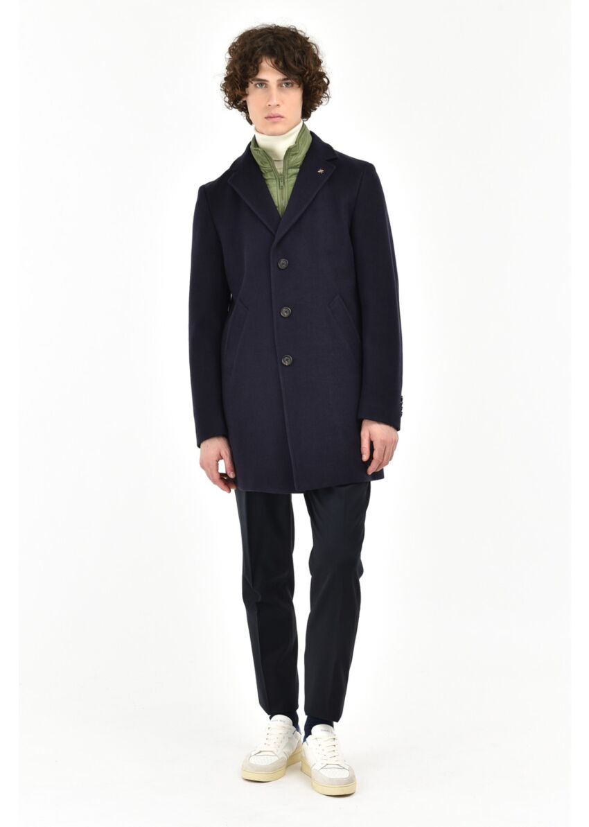 Manuel Ritz Cappotto in panno con pettorina Capispalla Uomo - Boutique Luisa Trendy