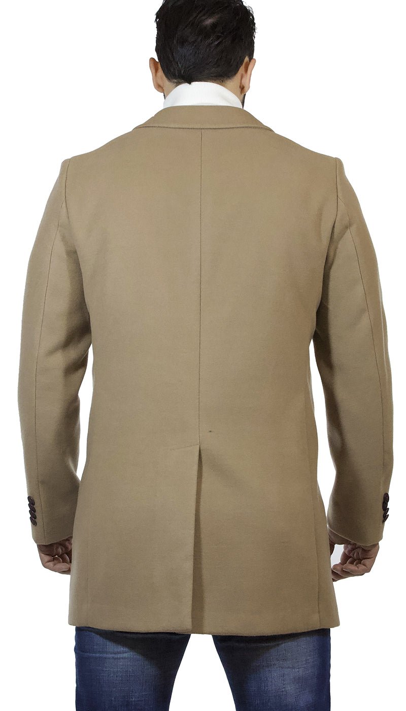Manuel Ritz Cappotto uomo cammello in lana Capispalla Uomo - Boutique Luisa Trendy