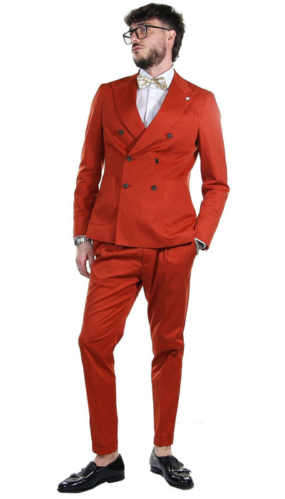 Manuel Ritz Giacca doppiopetto in cotone stretch Abiti e giacche - Boutique Luisa Trendy