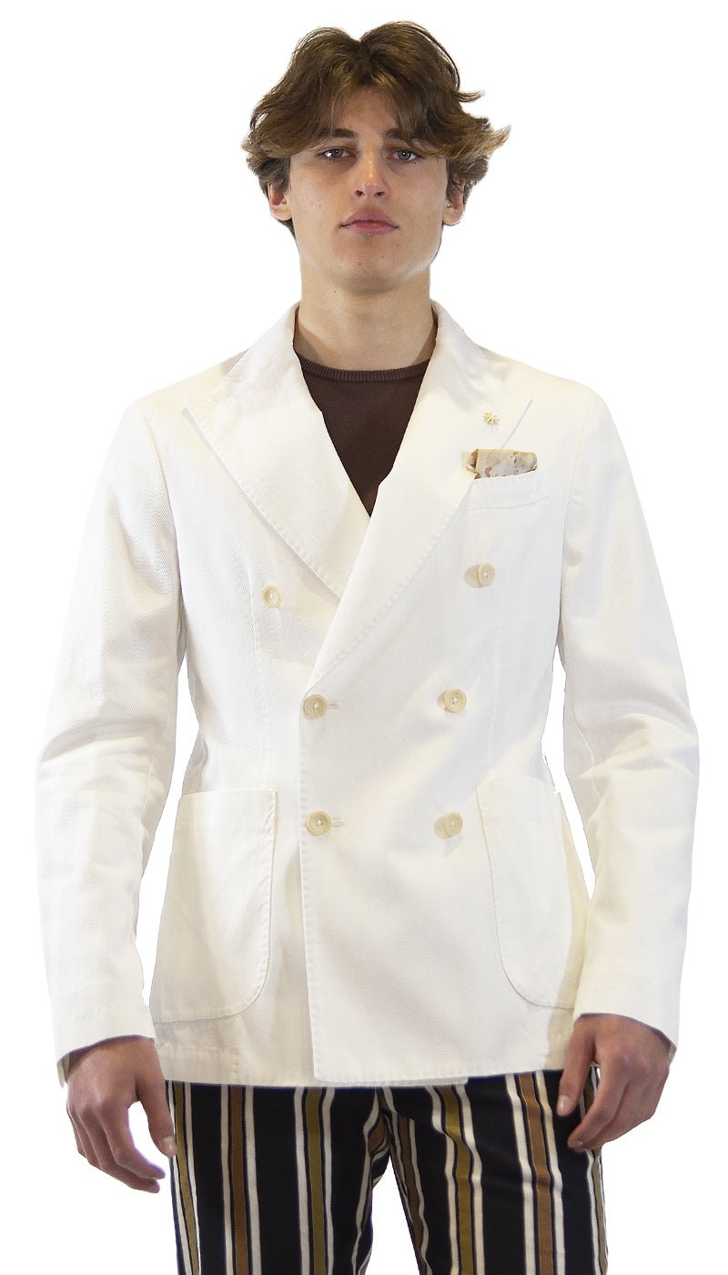 Manuel Ritz Giacca doppiopetto tinto capo. 3032G2738T_213003_02 Abiti e giacche - Boutique Luisa Trendy