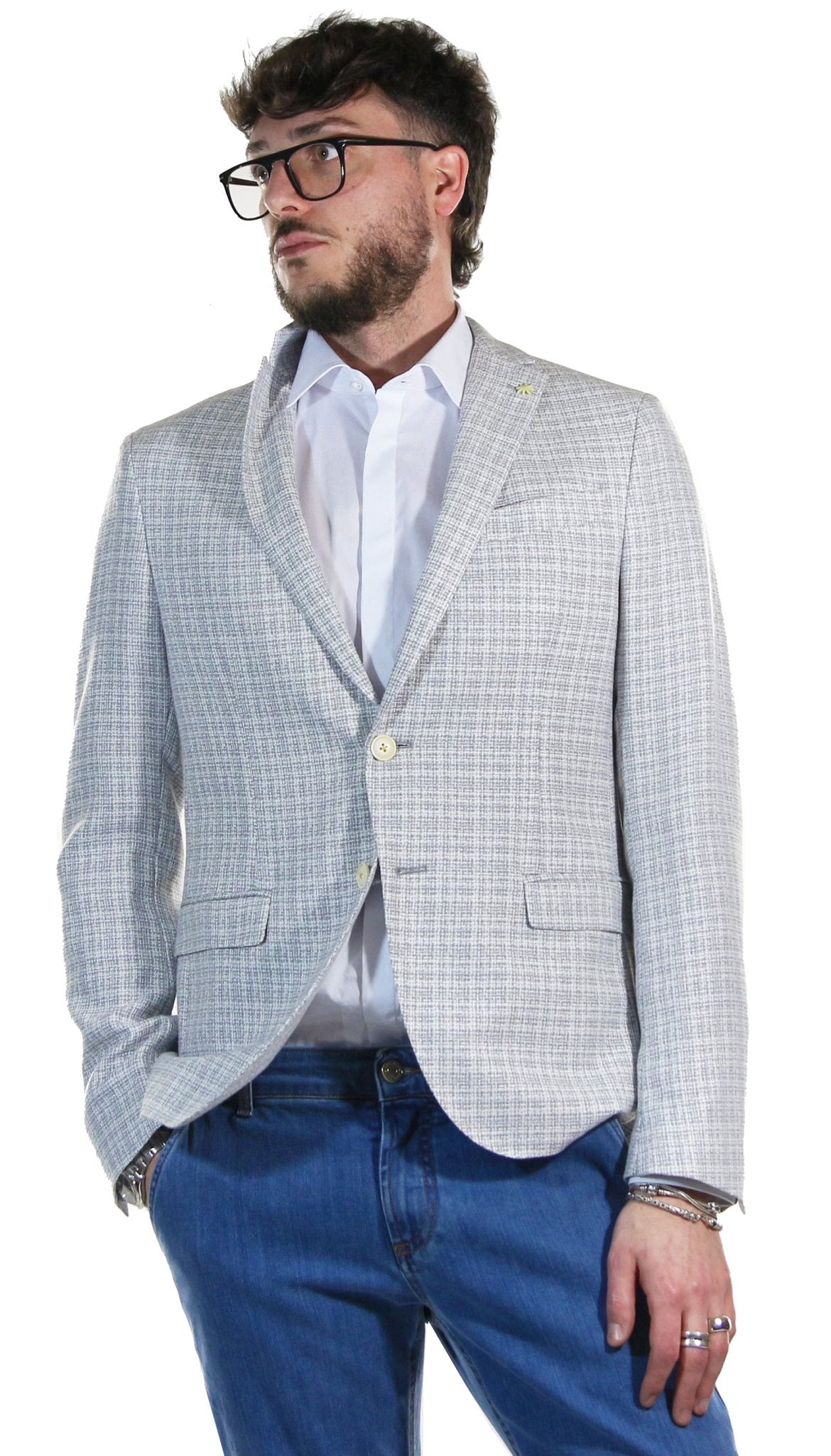Manuel Ritz Giacca in tessuto micro fantasia Abiti e giacche - Boutique Luisa Trendy